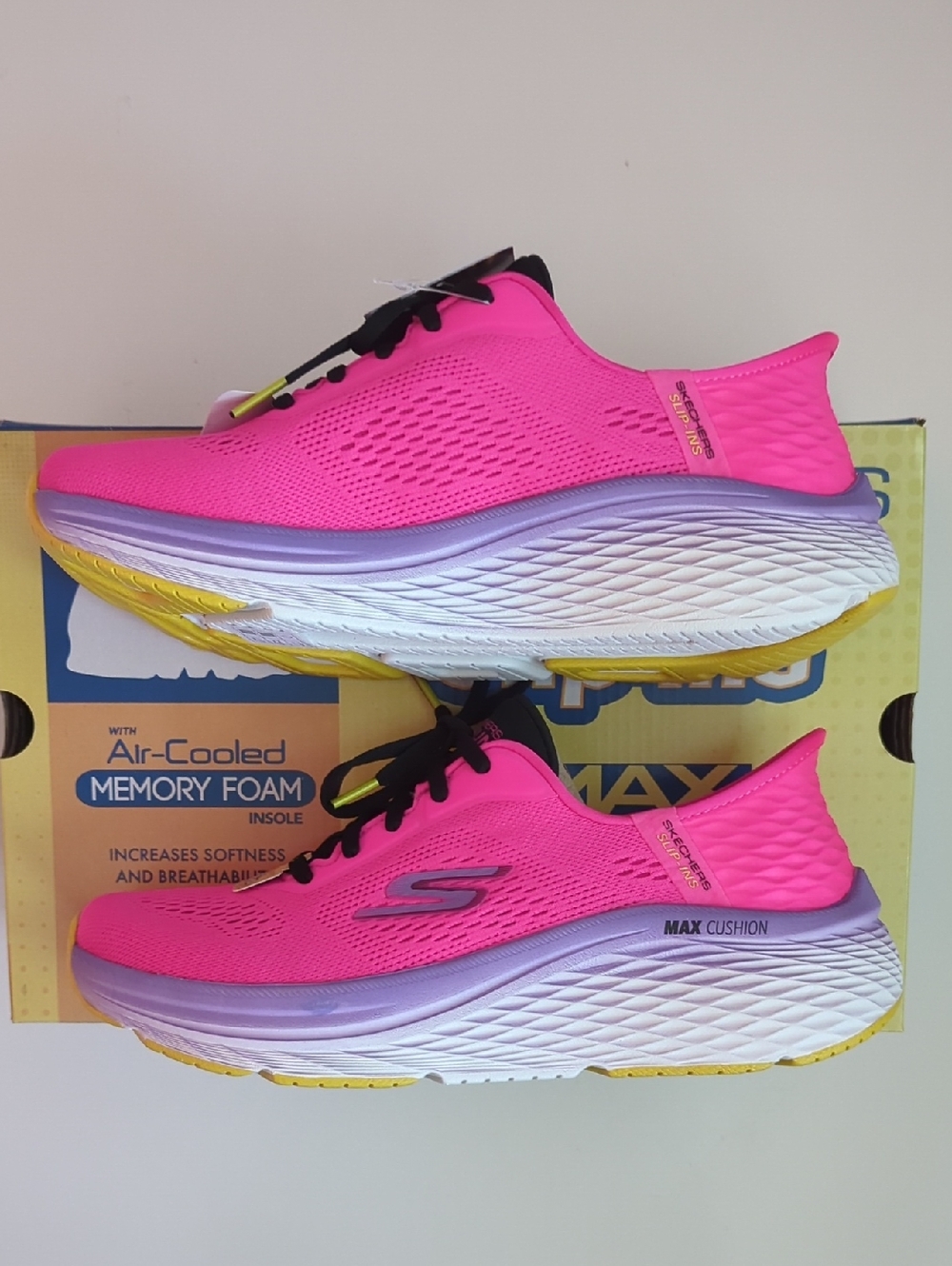 Skechers Kaplan Hands Free Slip-ins Women's Max Cushioning Elite 2.0 Sneakers - Picture 5 of 6